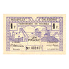 New Caledonia 1942 1 Franc Note, Pick #52, UNC