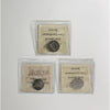Lot of 3x 1957-1963 Canada 5-cents ICCS Certified PL66, 3pcs