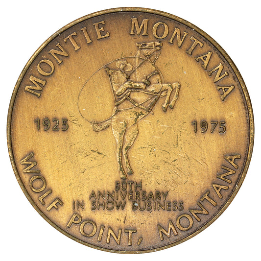 1975 Wolf Point, Montana Souvenir Trade Dollar Token