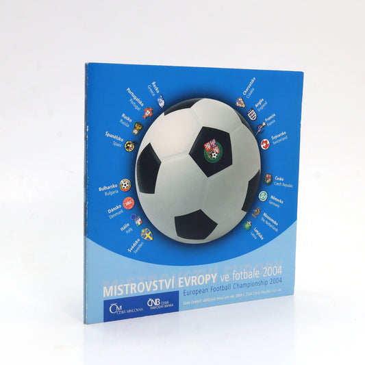 2004 Czech Republic 7-Coin & Token European Football Championship Set (Impaired)