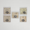 Lot of 5x 1959-1969 Canada 5-cents ICCS Certified PL64, 5pcs