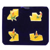 Visa 1992 Albertville Winter Olympics Pin Set in Plush Blue Case