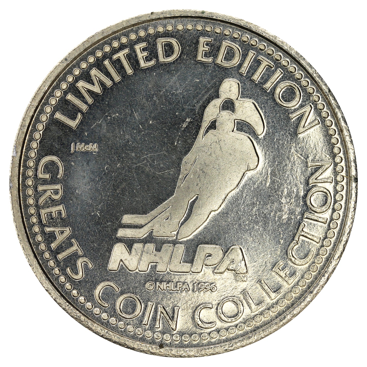 1996 NHLPA Hockey Greats No. 68 Jaromir Jagr Token
