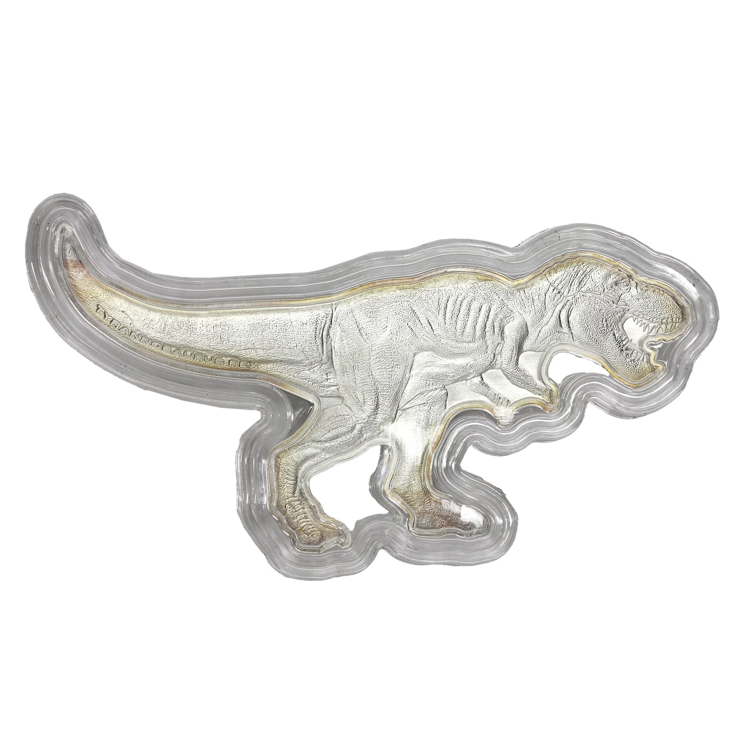 2021 $5 PAMP Swiss Dinosaurs of North America T-Rex 2oz. Fine Silver Coin (No Tax) Toned