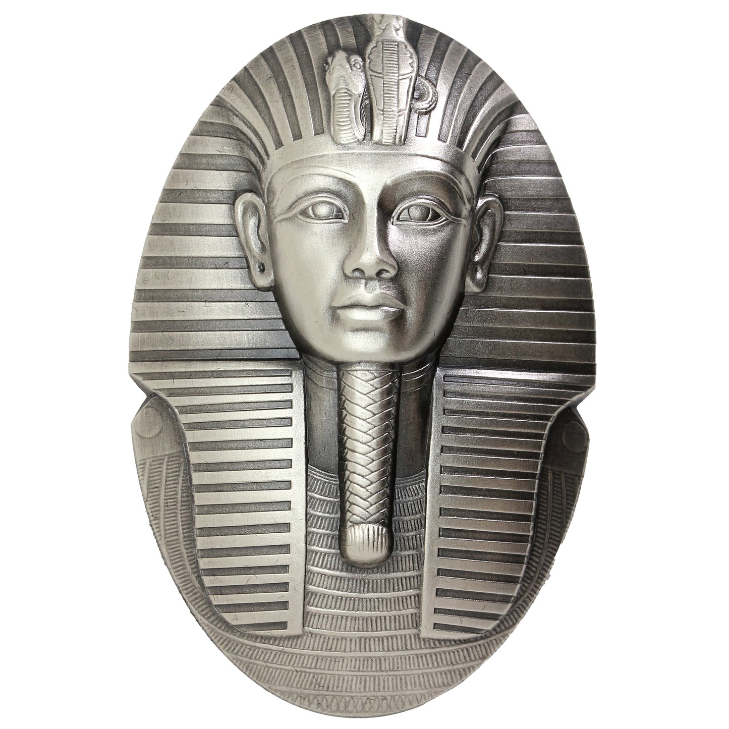 2022 Djibouti 200 Francs Tutankhamun 3oz. .999 Fine Silver Shaped Coin (No Tax)