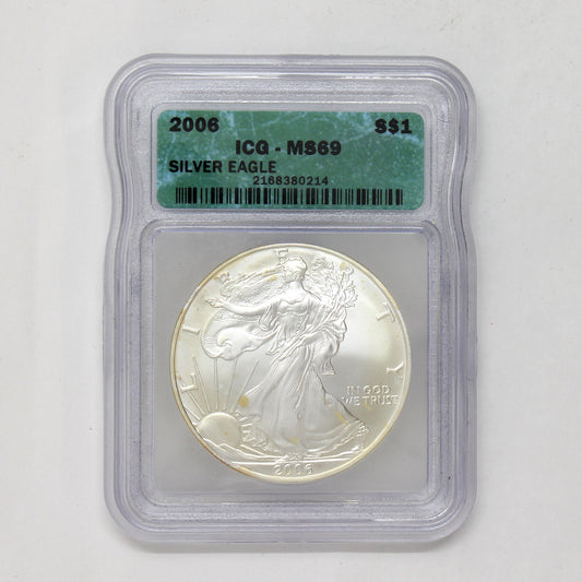2006 USA $1 American Eagle ICG Certified MS69 (No Tax)
