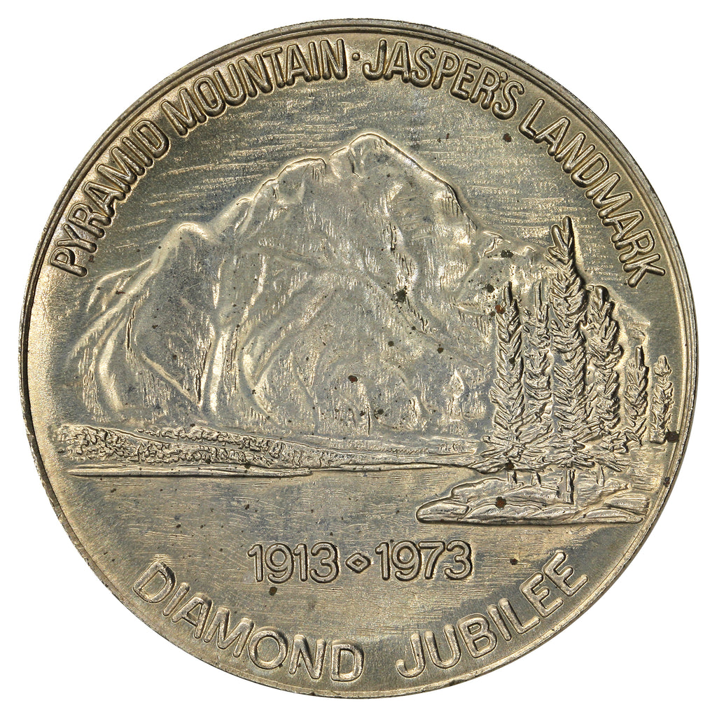 1973 Jasper, Alberta Pyramid Mountain Souvenir $1 Trade Token