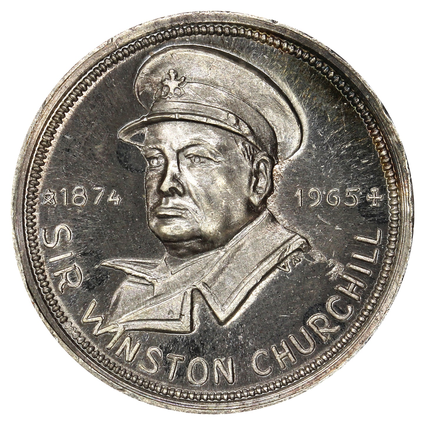 c.1965 Winston Churchill: Without Victory 2.1cm Honour Medallion