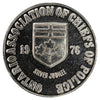 1976 Ontario Association of Chiefs of Police Silver Jubilee Medallion in Case