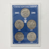 1965-1981 United Kingdom Crowns 5-Coin Collector Set in Presentation Case (Impaired)