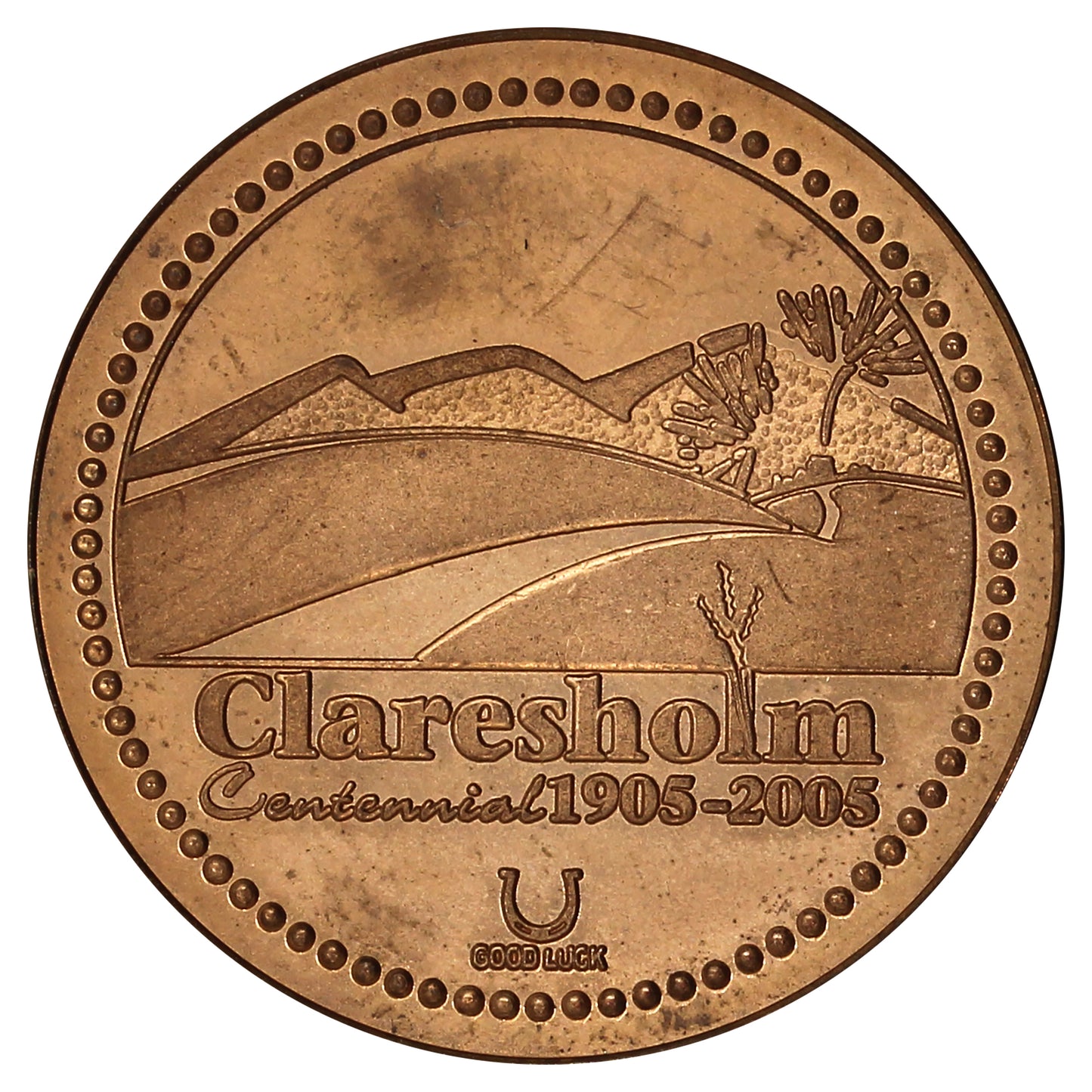2005 Claresholm, AB, Celebrating Our Past Medallion