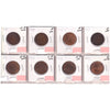 Group Lot of 8x 1908-1915 Canada 1-cent VF to EF-AU, 8pcs (Impaired)