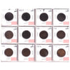 Group Lot of 12x 1859-1908 Canada 1-cent, All Fine, 12pcs (Impaired)