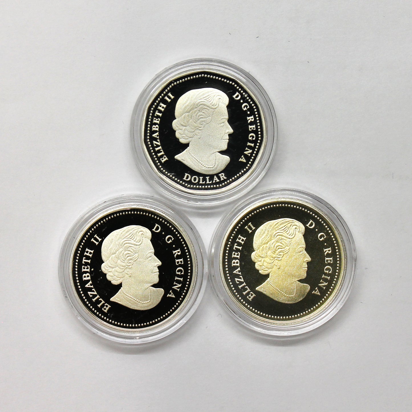Lot of 3x 2013-2016 Canada 1/4oz. Silver Coins, 3pcs (No Tax) Coins Only (Issues)