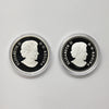 Pair of 2015-2016 Canada $20 Colourized Fine Silver, 2pcs (No Tax) Coins Only (Issues)