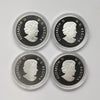 Lot of 4x 2014 $10 O Canada Fine Silver Coins, 4pcs (No Tax) Coins Only