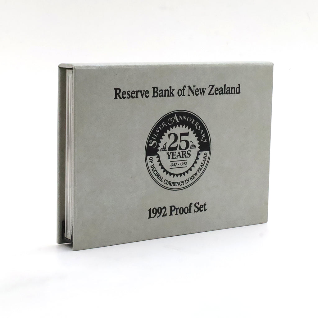 1992 New Zealand Silver Anniversary 7-Coin Proof Set with .925 Silver $5 Coin (Issues)
