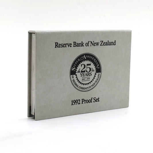 1992 New Zealand Silver Anniversary 7-Coin Proof Set with .925 Silver $5 Coin (Issues)