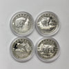 Lot of 4x 2013 $10 O Canada Fine Silver Coins, 4pcs (No Tax) Coins Only (Scr Caps)