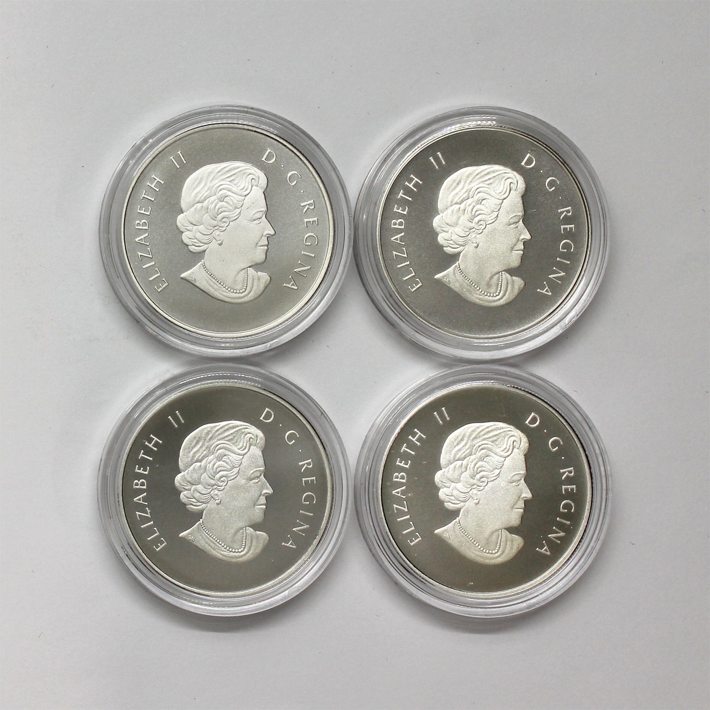 Lot of 4x 2013 $10 O Canada Fine Silver Coins, 4pcs (No Tax) Coins Only (Scr Caps)