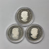 Lot of 3x 2015 Canada $10 Colourful Songbirds, 3pcs (No Tax) Coins Only (Scr Caps)