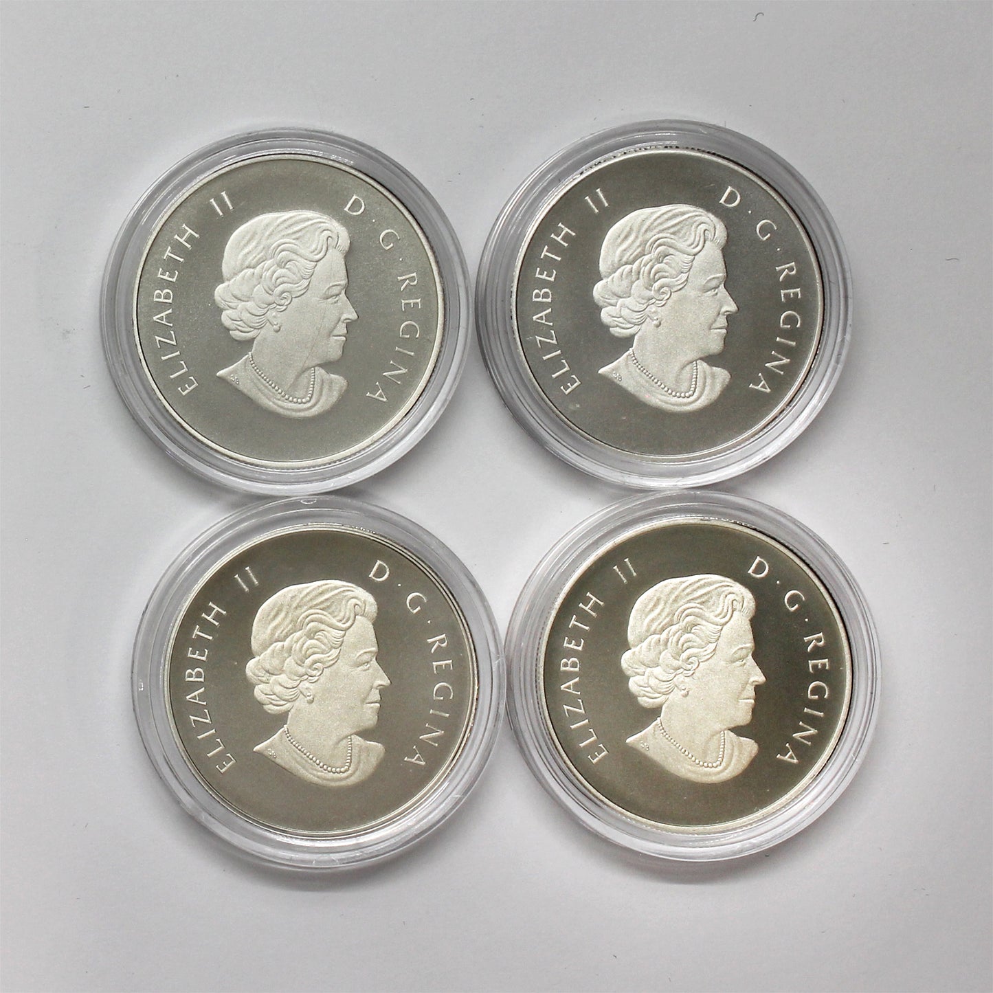 Lot of 4x 2013 $10 O Canada Fine Silver Coins, 4pcs (No Tax) Coins Only (Scr Caps)