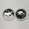 Pair of 2004 & 2006 Canada $5 Silver from Sets, 2pcs (No Tax) Coins Only (Scr. Caps)
