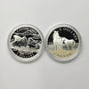 Pair of 2005 & 2006 Canada $5 Silver from Sets, 2pcs (No Tax) Coins Only (Scr. Caps)