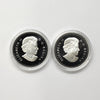 Pair of 2005 & 2006 Canada $5 Silver from Sets, 2pcs (No Tax) Coins Only (Scr. Caps)