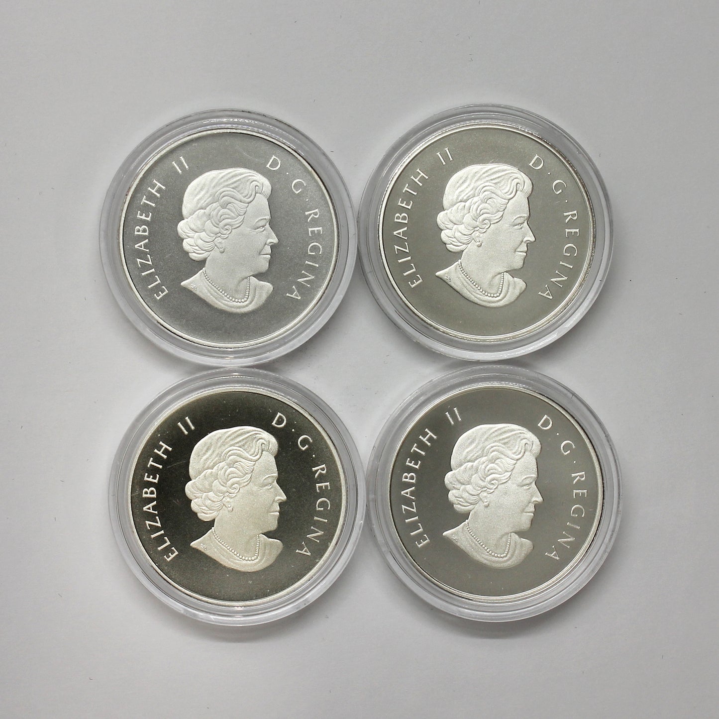 Lot of 4x 2013 $10 O Canada Fine Silver Coins, 4pcs (No Tax) Coins Only (Scr Caps)
