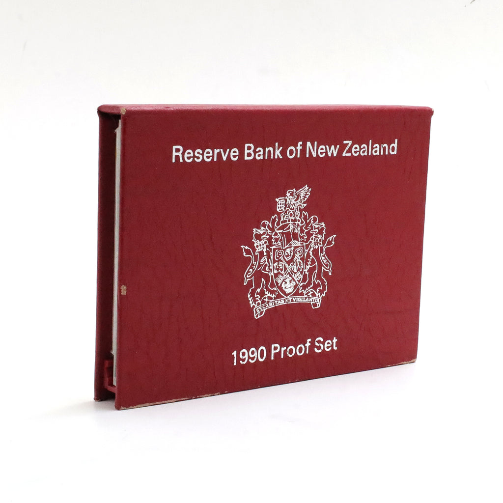 New Zealand 1990 6-Coin Proof Set in Presentation Folder (Issues)