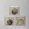 Lot of 3x Canada Dollars ICCS Certified MS64, 3pcs (Toned)