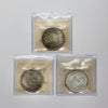 Lot of 3x Canada Dollars ICCS Certified MS64, 3pcs (Toned)