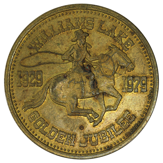 1979 Williams Lake Golden Jubilee Trade Dollar Token