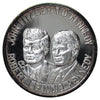 1976 JFK & RFK 1oz. .999 Proof Silver Round in Case (No Tax) (Toned)