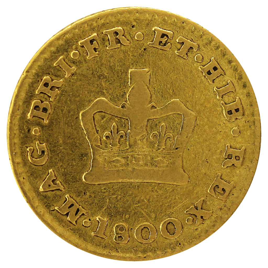 Great Britain 1800 George III .9167 Gold 1/3 Guinea