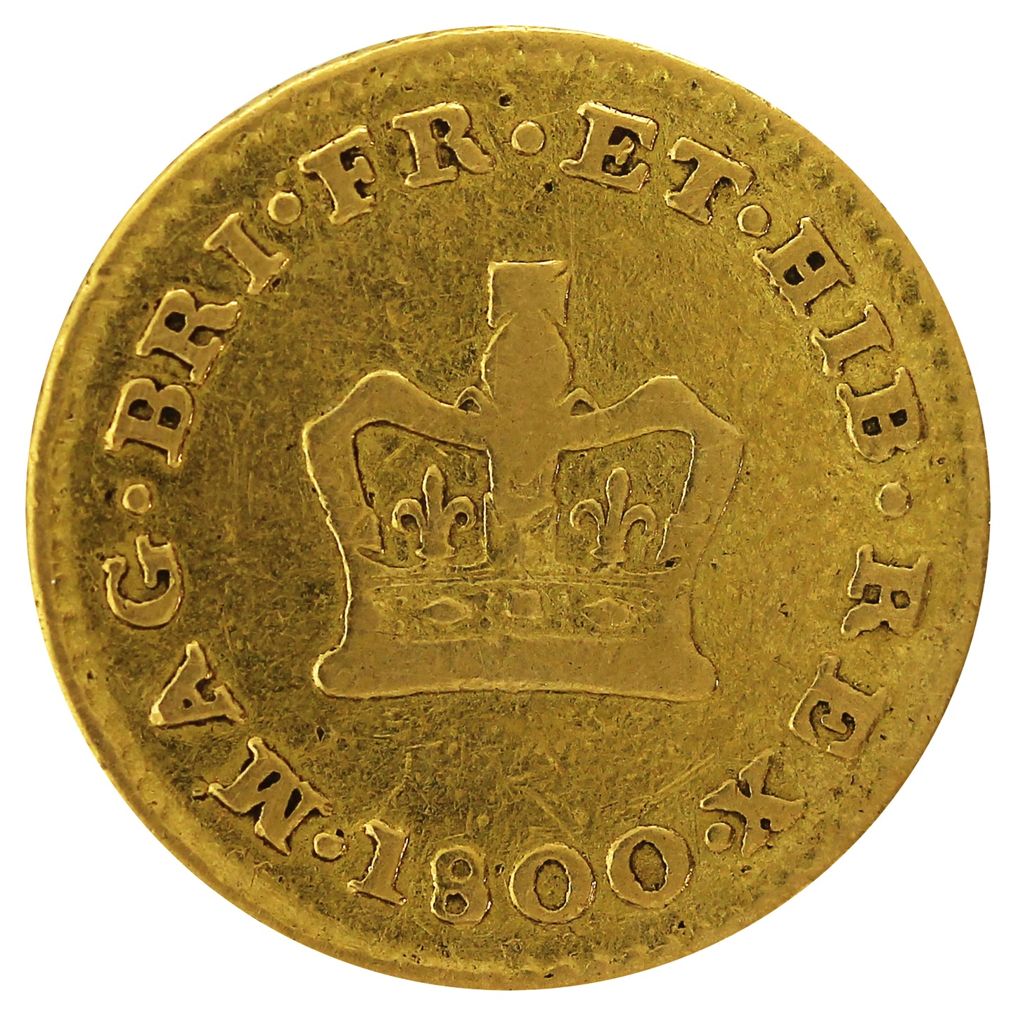 Great Britain 1800 George III .9167 Gold 1/3 Guinea
