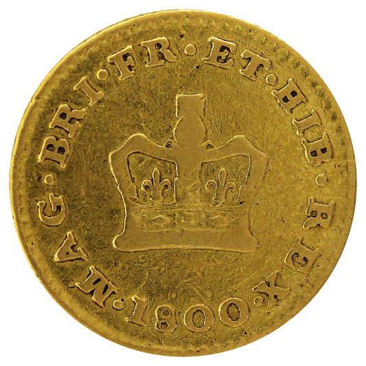 Great Britain 1800 George III .9167 Gold 1/3 Guinea
