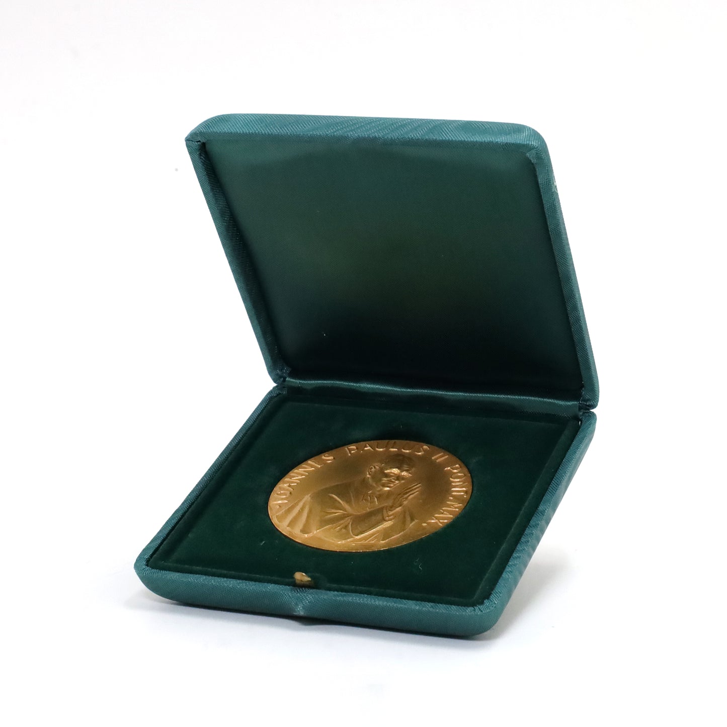 Pope John Paul II Papal Visit Medal in Case