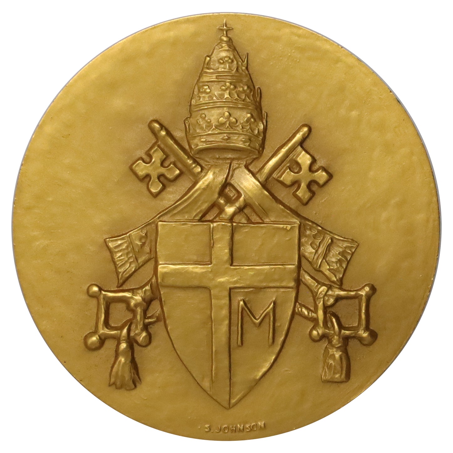 Pope John Paul II Papal Visit Medal in Case