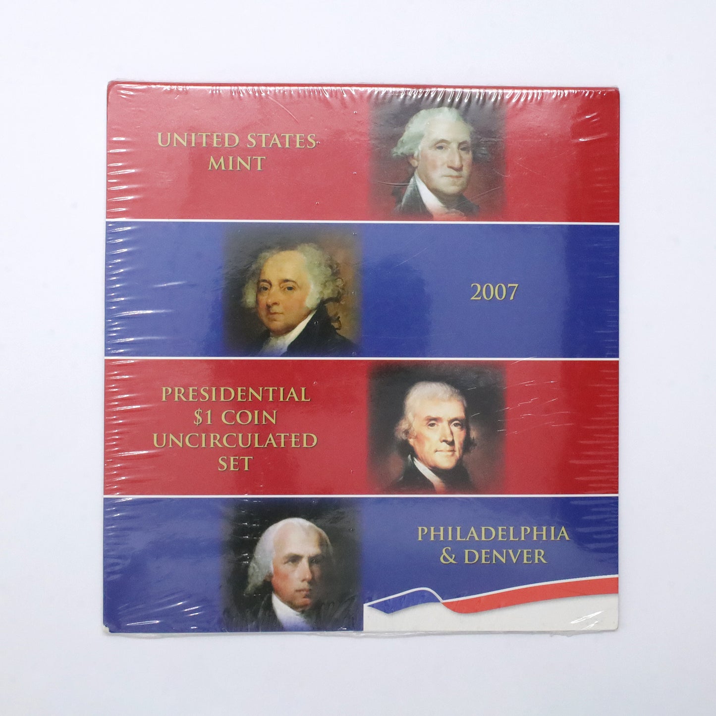 USA 2007 P&D Presidential $1 Coin Uncirculated Set (Sealed!)