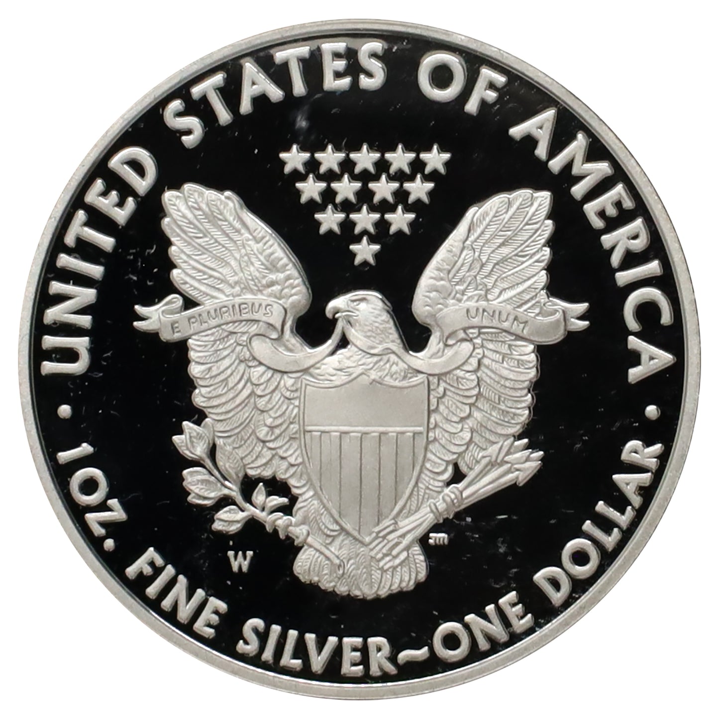 2008 W USA $1 American Eagle 1oz. .999 Silver in Case (No Tax)