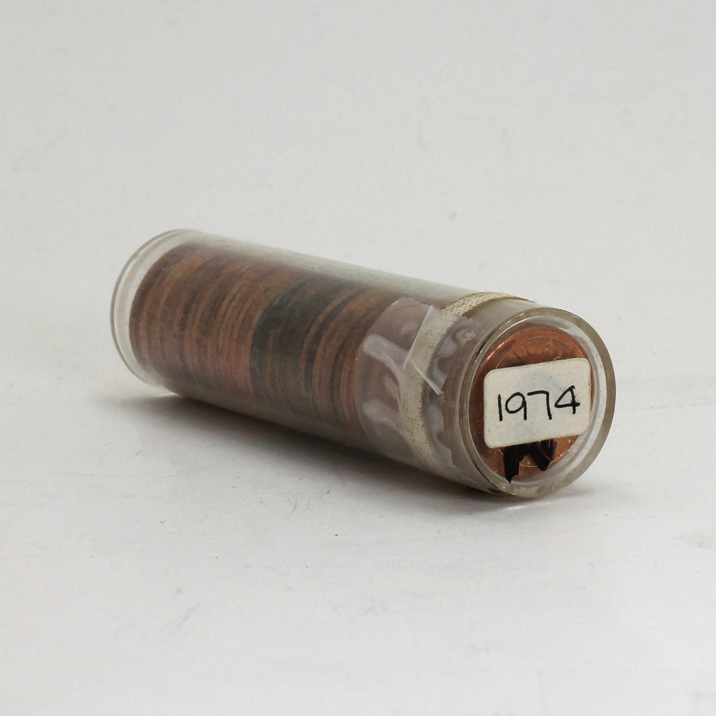 1974 Canada 1-cent Roll of 50pcs, Mint State, Some Toned