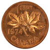 1974 Canada 1-cent Roll of 50pcs, Mint State, Some Toned