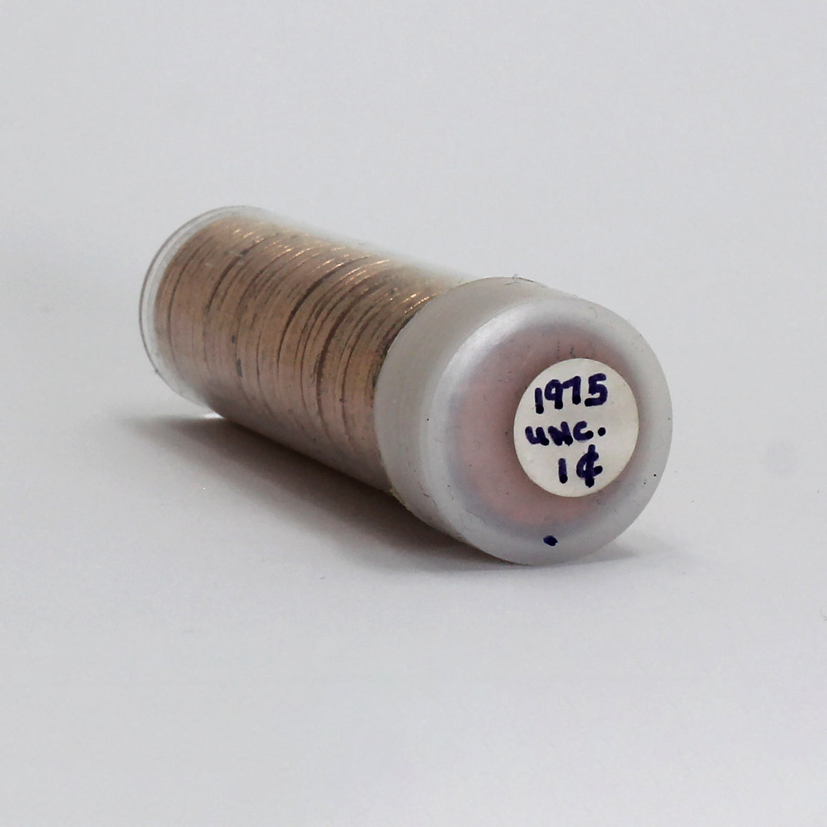 1975 Canada 1-cent Roll of 50pcs, Mint State, Some Toned