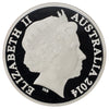 Australia 2014 $1 Kangaroo: Explorer's First Sightings Fine Silver Proof (No Tax)