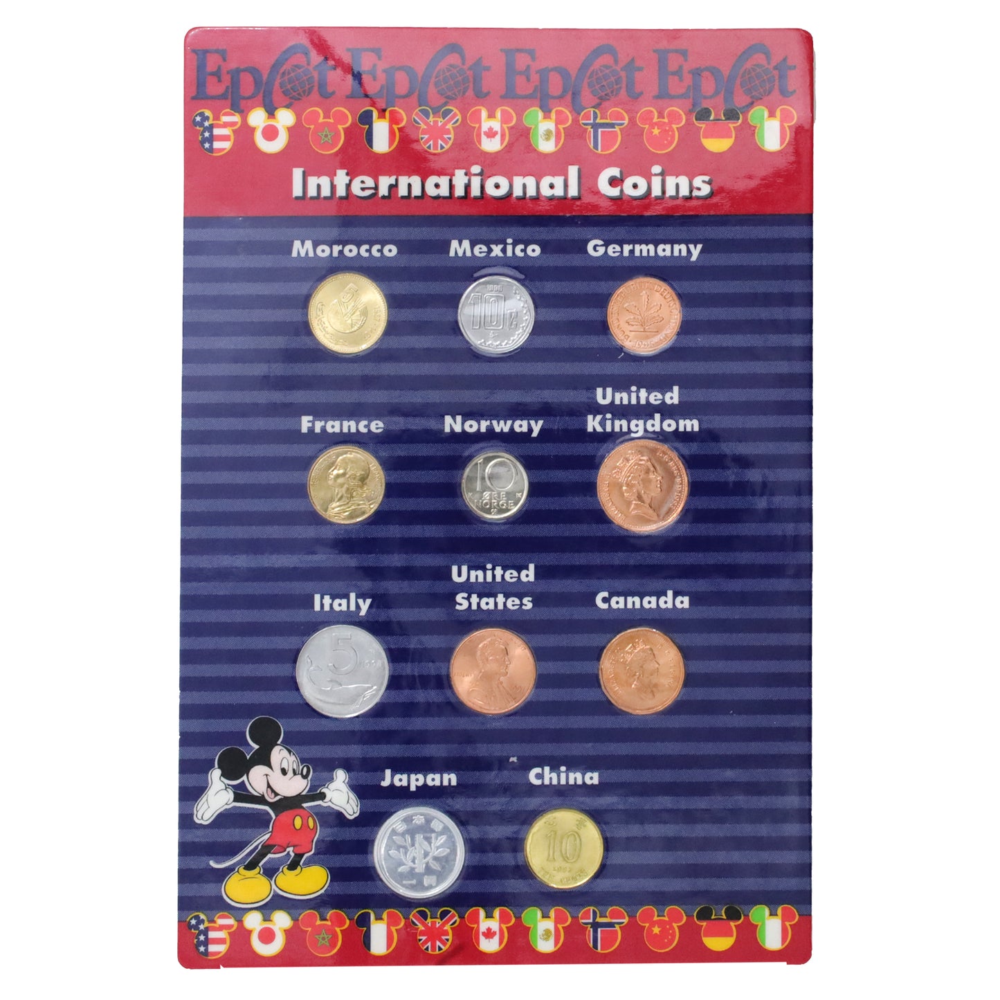 Walt Disney World EPCOT International Coin Collection