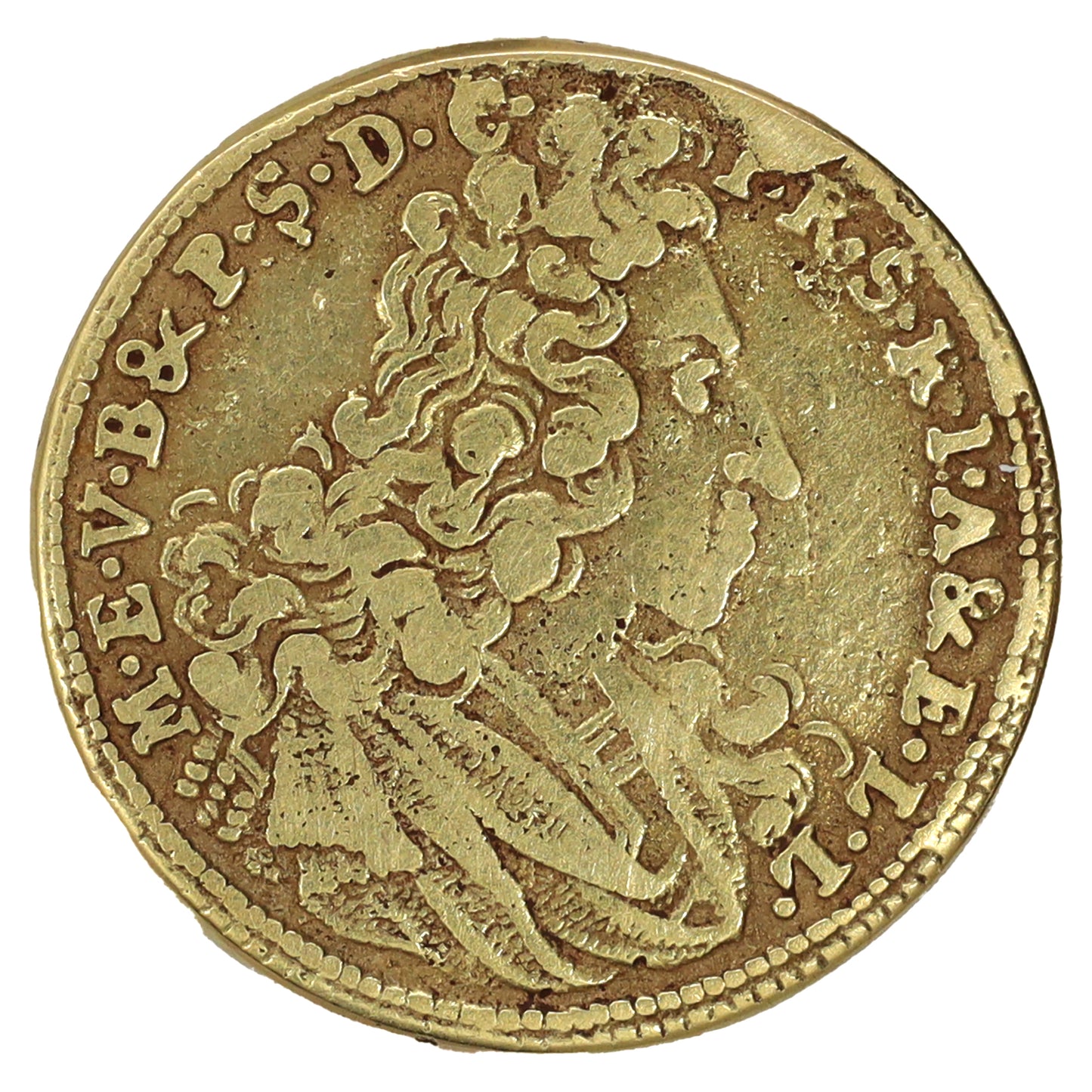 German States 1703 Bavaria Maximilian II Emanuel 1 Goldgulden .900 Gold Coin