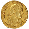 Late Roman Empire 364-378AD Valens Gold Solidus VF-EF (Graffiti)
