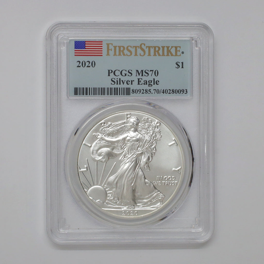 2020 USA $1 Eagle PCGS Certified MS70 First Strike (No Tax)